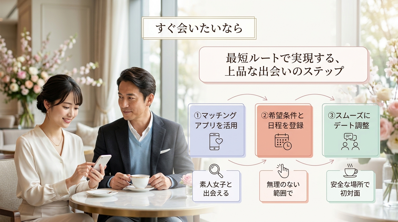 すぐ会いたいなら