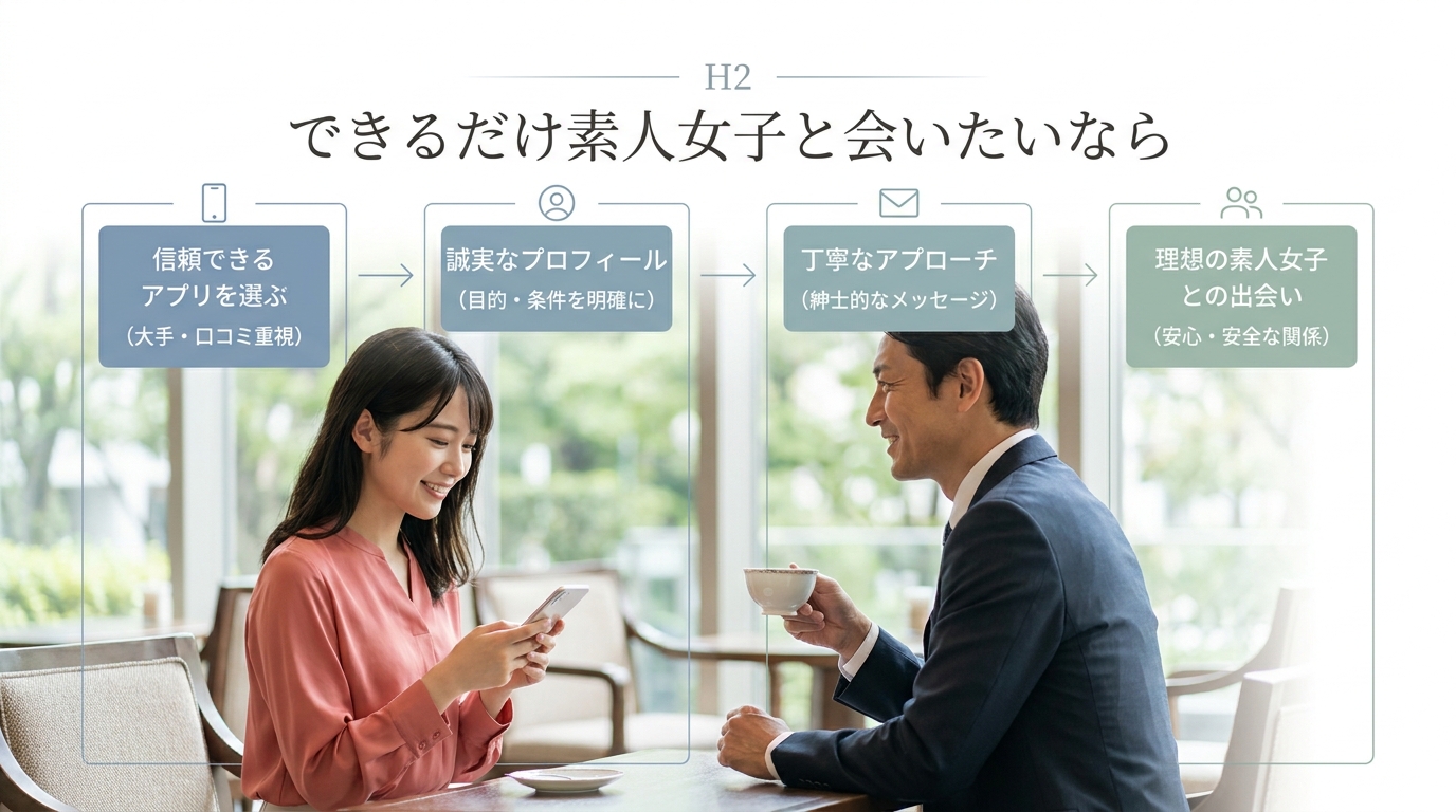 できるだけ素人女子と会いたいなら