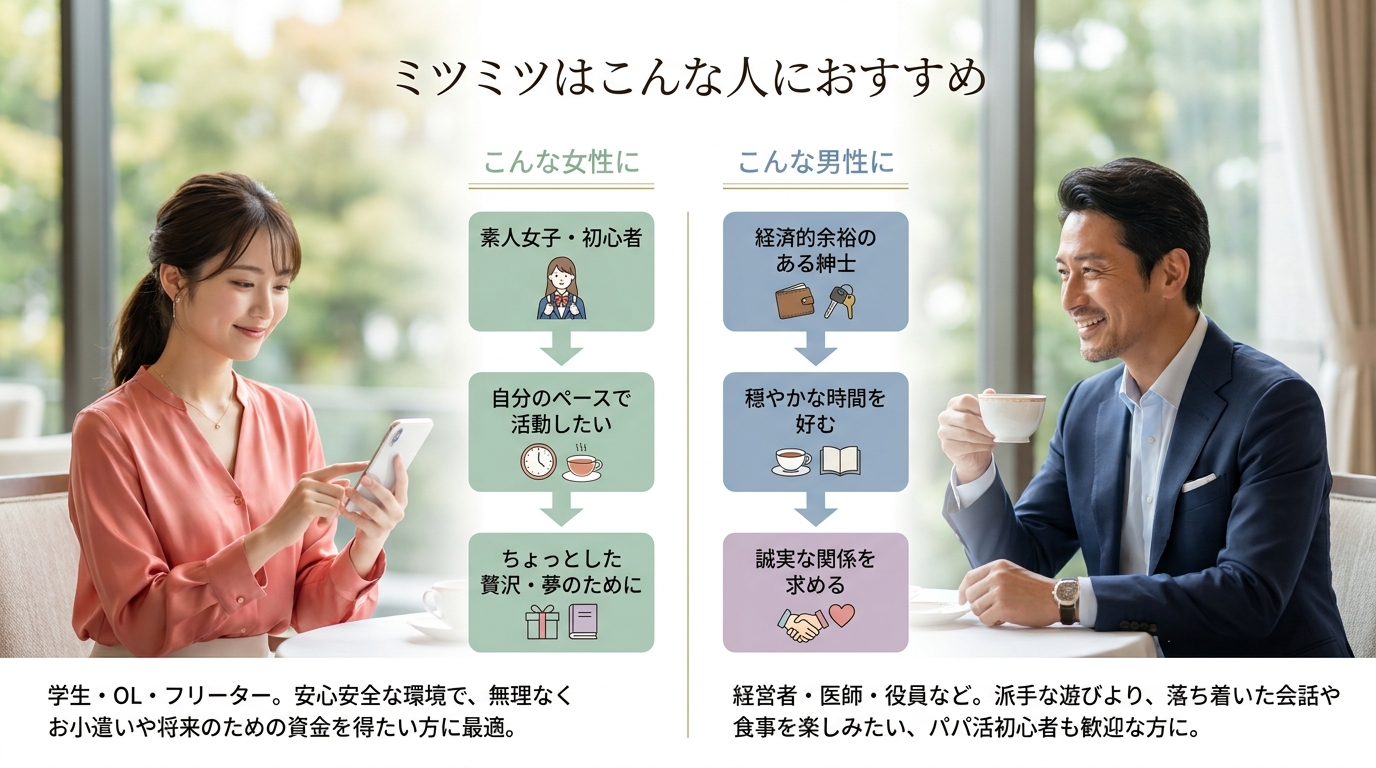 ミツミツはこんな人におすすめ