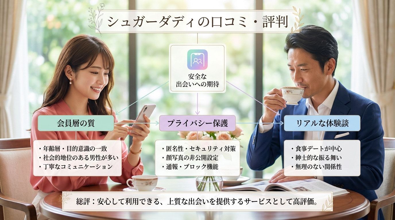 シュガーダディの口コミ・評判